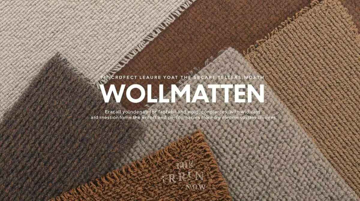 Wollmatten How to Choose the Perfect Wool Mat for Comfort, Style, and Sustainability